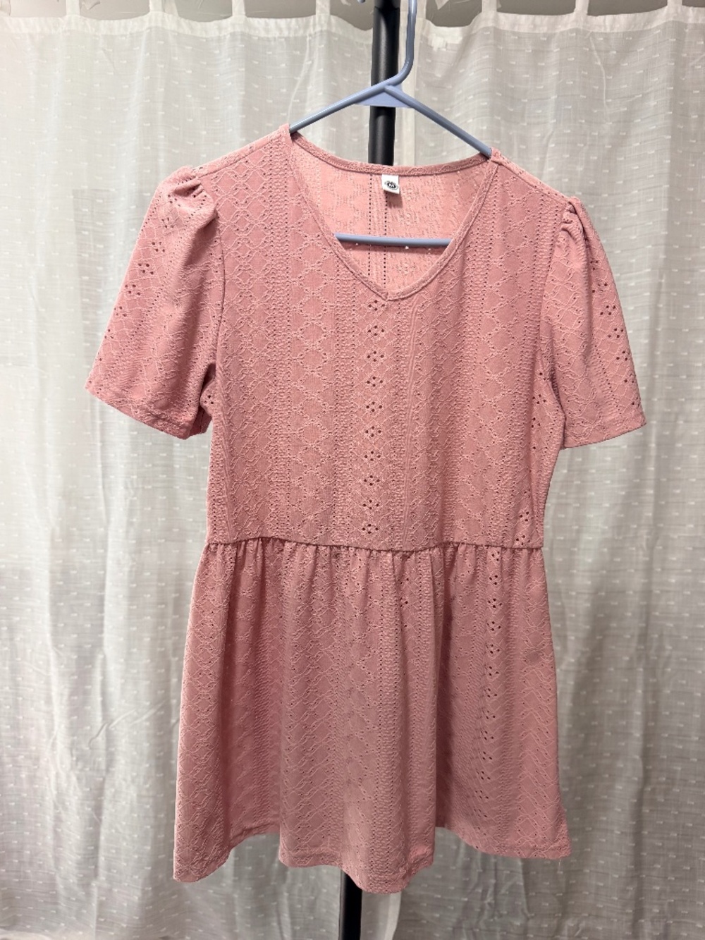 Mauve Babydoll Top - M